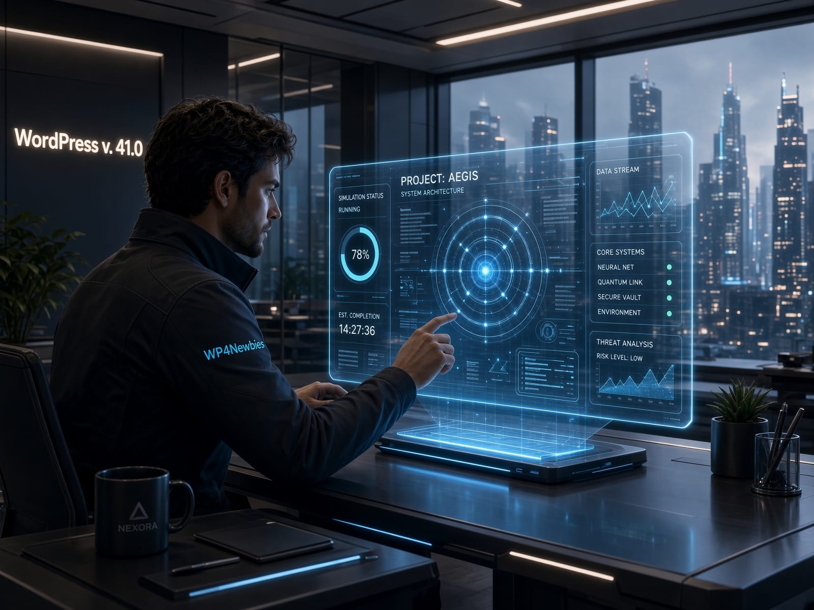 In the future one must still manually install WordPress sometimes