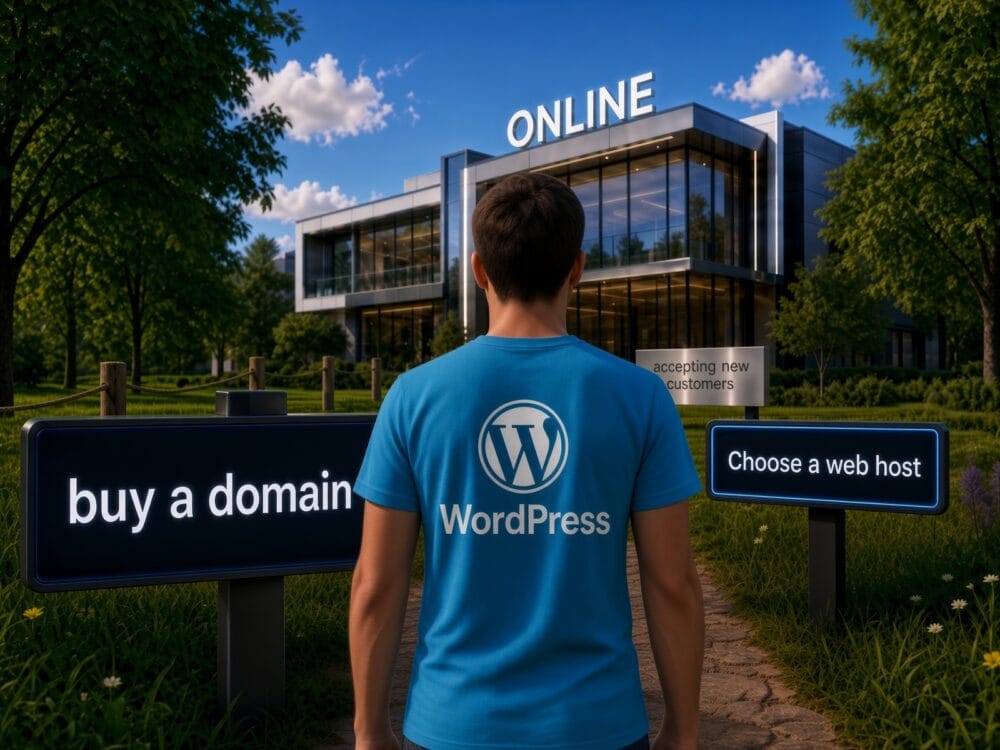 the path to getting a website online