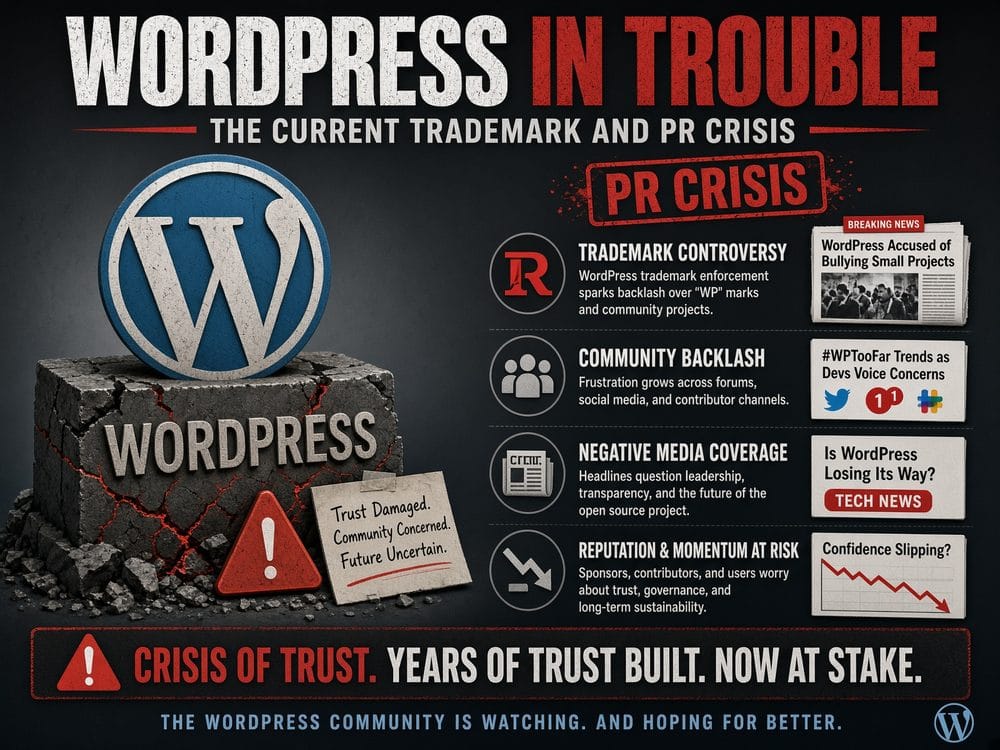 WordPress PR crisis